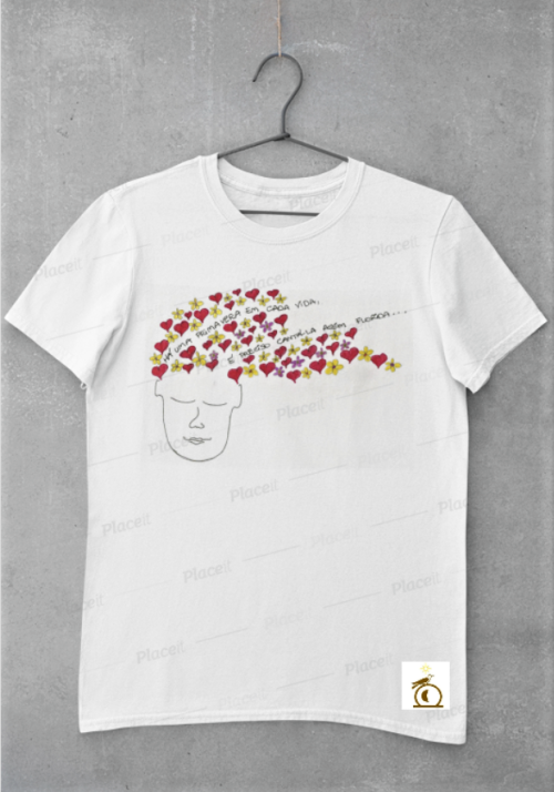 Camiseta Corações Pensantes Camiseta Manga Curta Corações Pensantes TAM:P-M-G