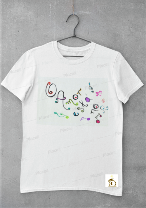 Camiseta O Amor Está no Ar Camiseta Manga Curta O Amor Está no Ar - TAM:P-M-G
