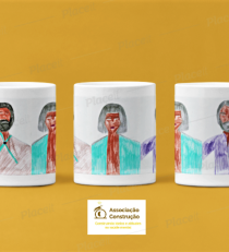 Caneca Eu Tu Ele Caneca Cerâmica Eu Tu Ele